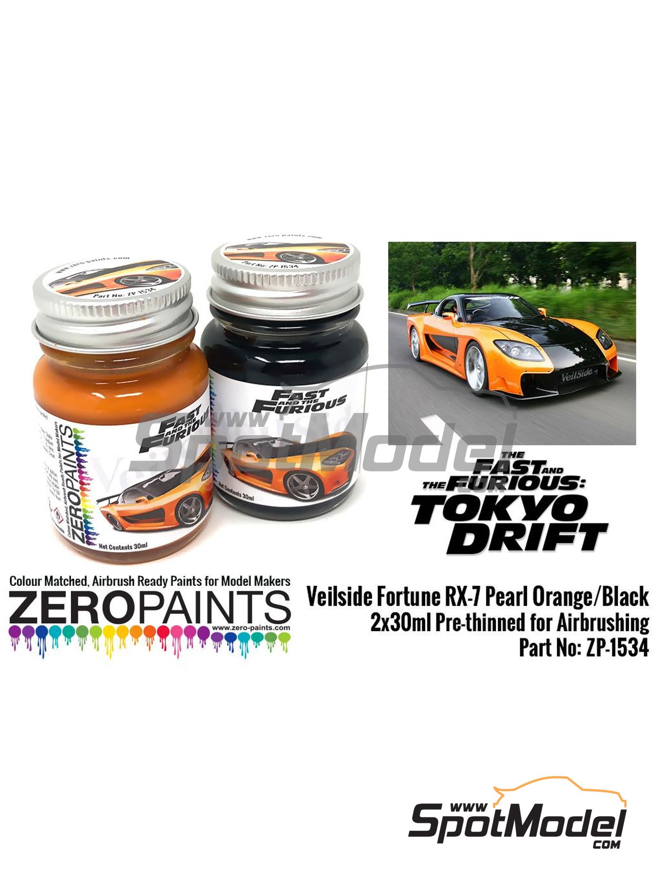 Zero Paints ZP-1534: Paints set for airbrush Veilside